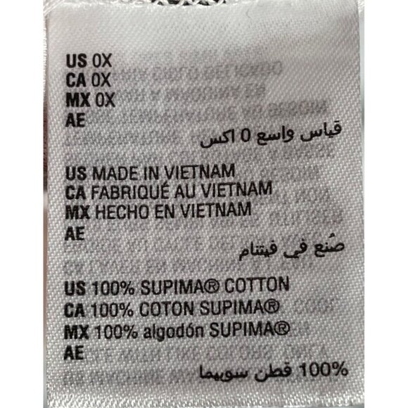 Style & Co Floral Print 3/4 Sleeve Top 0X 100% Supima Cotton - Picture 7 of 8